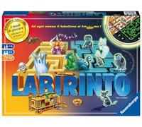 Ravensburger - Labirinto Glow In The Dark | Labirinto Gioco Da Tavolo | Giochi Da Tavolo Adulti E Bambini 7 Anni O Più | 2-4 Giocatori | Idee Regalo