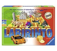 Ravensburger - Gioco da tavolo Labirinto Italia - 2-4 giocatori - 7+ anni - Edizione in italiano