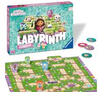 Ravensburger - Labirinto Junior Gabby's Dollhouse, Gioco Labirinto, Gioco da Tavolo, La Casa delle Bambole, Giochi per Bambini 4+, Versione Italiana