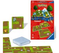 Ravensburger - Labirinto Pokémon Connect, Gioco da Tavolo da Viaggio per Tutta la Famiglia, 2-6 Giocatori, Idea Regalo per Bambini 7+ Anni, Edizione in Italiano