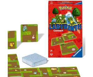 Ravensburger - Labyrinth Connect Pokémon | Gioco da Tavolo 7+ anni | Collega i percorsi e trova i Pokémon nel labirinto. Gioco da tavolo per bambini 7+, da 2 a 6 giocatori, ideale da viaggio.
