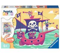 Ravensburger Kinderpuzzle Puzzle&Play 05592 - Land in Sicht - 2x24 Teile Puzzle