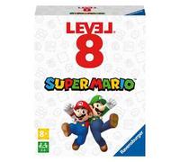 Ravenburger - level 8 super mario, gioco di carte per tutta la famiglia, 8+ anni
