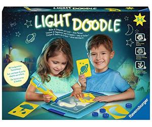 Ravensburger Light Doodle Luna e Stelle, Multicolore, 18084