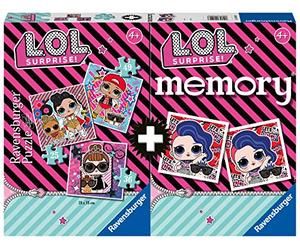 Ravensburger LOL Multipack Memory e 3 Puzzle, Multicolore, 20549