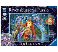 Ravensburger- Magischer Feenstaub Brilliant Puzzle 16594 - Polvere Magica di Fata - 500 Pezzi, Multicolore