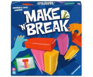Ravensburger - Make 'n' Break, Gioco da Tavolo 8+, 2-4 Giocatori | Costruisci le figure prima che scada il tempo! Un gioco da tavolo veloce e divertente per 2-4 giocatori dagli 8 anni.