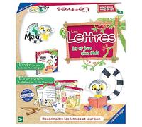Ravensburger Maki impara a leggere - Le lettere - primo gioco di società per bambini - bambini e genitori - a partire dai 3 anni - Uni - 22358 - Versione francese