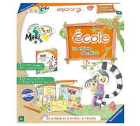 Ravensburger - Maki non vuole andare a scuola - La scuola - primo gioco da tavolo per bambini - bambini e genitori - dai 3 anni - misto - 22356 - versione francese