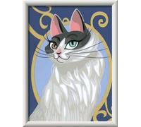 Ravensburger Malen nach Zahlen 20133 - Gatti di mezzanotte Regina Quinn - Per bambini dai 9 anni in su