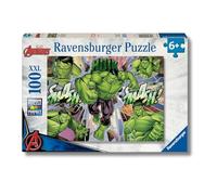 Ravensburger Puzzle Hulk XXL 100 pezzi 36 x 49 cm per bambini da 6 anni in su