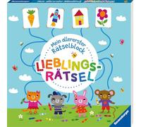 Ravensburger Mein allererster Rätselblock - Lieblingsrätsel - Rätselbuch ab 3 Jahre