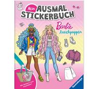Ravensburger Mein Ausmalstickerbuch Barbie - Anziehpuppen, Sticker a (Tascabile)