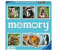Ravensburger Animale Bambini Grande Memoria Gioco 2-68 Giocatori Per Età 3+