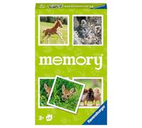 Ravensburger - Memory Animali, Gioco di Carte per Tutta la Famiglia, 2-6 Giocatori, Idea Regalo per Bambini 3+ Anni, Edizione in Italiano