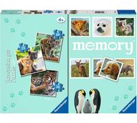 Ravensburger Memory Cuccioli Multipack con Puzzle 25-36-49 Pezzi Per Bambini 4+