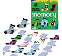 Ravensburger - Memory® Happy Socks, Gioco Da Tavolo, Memory Gioco per Bambini 3 Anni o più, 64 carte, 2 a 8 giocatori, Versione italiana