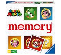 Ravensburger - memory® versione super mario, 64 tessere, gioco da tavolo, 3+ anni