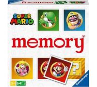 Ravensburger - Memory® Versione Super Mario, 64 Tessere, Gioco Da Tavolo, 3+ Anni