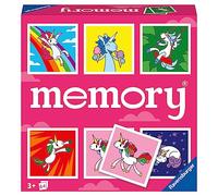 RAVENSBURGER - MEMORY® VERSIONE UNICORNS, 64 TESSERE, GIOCO DA TAVOLO, 3+ ANNI
