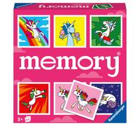 Ravensburger - Memory® Versione Unicorns, 64 Tessere, Gioco Da Tavolo, 3+ Anni