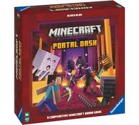 Ravensburger Minecraft Portal Dash Board Game per 1 a 4 giocatori, adulti e bambini dai 10 anni in su, strategia coinvolgente