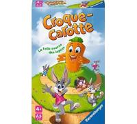 Ravensburger - Mini gioco Croque Carotte - Gioco da tavolo - Divertente gioco di percorso - Bambini e genitori - Formato compatto