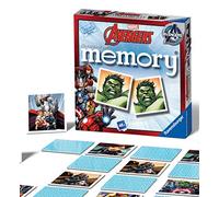 Ravensburger - Mini Memory Avengers, Gioco Memory per Famiglie, 48 Tessere, Età Raccomandata 3+