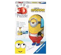 Ravensburger Minions 2 The Rise of Gru-Minion Roller Skater-Puzzle 3D a forma di 54 pezzi per bambini dai 6 anni in su, Colore giallo, 5 x 5 x 12,6 cm, 11228
