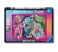 Ravensburger - Monster High, Puzzle Bambini 6+ Anni, 100 Pezzi Formato XXL | Puzzle XXL da 100 pezzi di Monster High, gioco educativo e divertente, ideale come regalo originale per bambini dai 6 anni.