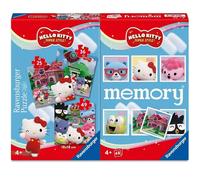 Ravensburger - Multipack Memory® e Puzzle di Hello Kitty, Puzzle e Gioco per Bambini, Età Raccomandata 4+