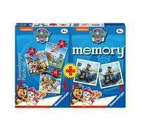 Ravensburger 20823 4 Multipack Memory e Puzzle Paw Patrol, Puzzle e Gioco per Bambini, Età Raccomandata 4+