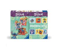 Ravensburger - Multipack Memory® e Puzzle Disney Stitch, Puzzle e Gioco per Bambini, Età Raccomandata 4+