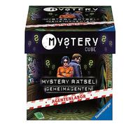 Ravensburger Mystery Cube - Il Laboratorio degli Agenti - Puzzle per Gli Appassionati di Exit a Partire dai 10 Anni, Colore Bianco, Medium, 20227