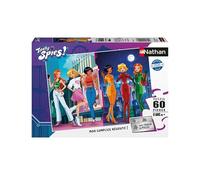 Puzzle 60 pièces Nathan Amies pour la vie Totally Spies !