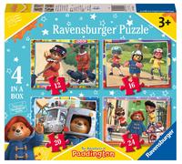 Ravensburger Paddington Bear Jigsaw Puzzles for Kids Age 3 Years Up - 4 in a Box