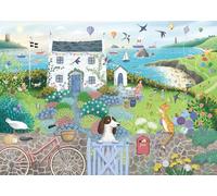 Ravensburger Puzzle 12001104 - Coastal Cottage- 1000 Teile Puzzle für Erwachsene