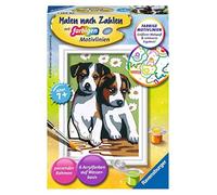 Ravensburger Painting by Numbers 29681 - Sweet Puppies - Per bambini da 7 anni