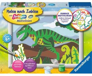 Ravensburger Painting by Numbers - Dinosauro Affamato - 1 pz.