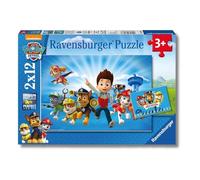 Ravensburger - Paw Patrol, Puzzle Bambini 3+ Anni, 2 Puzzle Da 12 Pezzi | Include 2 puzzle di Paw Patrol da 12 pezzi ciascuno, giochi educativi e divertenti, come idea regalo per bambini dai 3 anni.