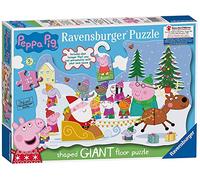 Ravensburger Peppa Pig 32 Piece Christmas Jigsaw Puzzle for Kids Age 3 Years Up with Door Hanger