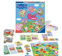 Ravensburger Peppa Pig - Compendio 6 in 1 per bambini dai 3 anni in su: bingo, memoria, domino, serpenti e scale