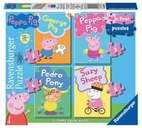 Ravensburger Peppa Pig My First Jigsaw Puzzles (2, 3, 4 & 5 Pieces) Educational
