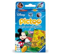 Ravensburger - Pictoo Disney, Gioco di Carte 4 Anni in su, Gioco di Famiglia, per Bambini e Adulti, da 2 a 6 Giocatori, Edizione Italiana