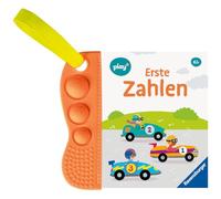 Ravensburger Play+ flip&pop: Erste Zahlen (Mein allererstes Beißbuch), Baby-Buch ab 6 Monate, Badebuch mit Pop-Its: Mein allererstes Beißbuch
