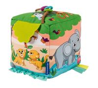 Ravensburger -PLAY + - Il mio cubo di attività sonore degli animali selvatici - A partire da 6 mesi - Versione francese - 34009