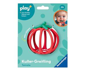 Ravensburger Play+ Kuller-Greifling: Pomodoro - dentizione in Silicone Giocattolo per Bambini a Partire da 0 Mesi - Play Plus - 12034045