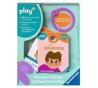 Ravensburger Play+ - My First Emotions Flash Card - Emotions Game and Educational Cards - 20 carte fronte-retro - Giocattolo educativo per bambini dai 2 anni - 34059