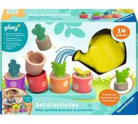 Ravensburger Play+ - Set di attività: Le mie piccole piante nidificate - Giocattolo per bambini a partire dai 18 mesi - versione francese - 34065