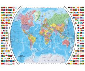 Ravensburger Political World Map 1000 Piece Jigsaw Puzzle for Adults - 12000664